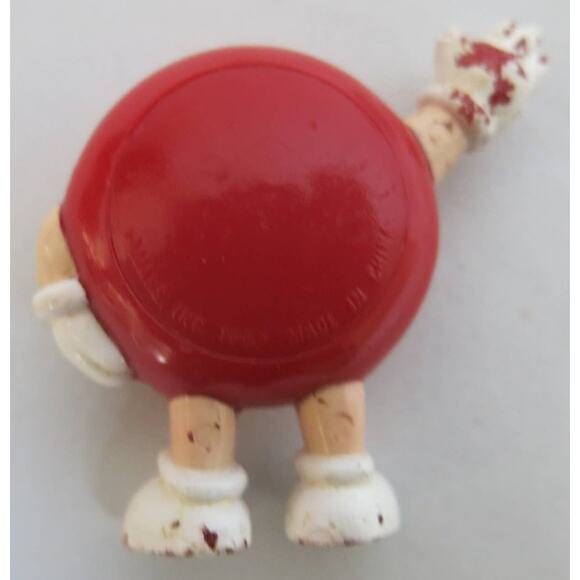 Vintage M&M'S CHRISTMAS Ornaments Red Blue Collectible Decor Set of 3 1990 Candy - Picture 9 of 13